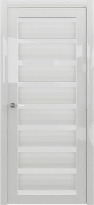 Дверь Сидней ширина 90 см Глянец Стекло белое