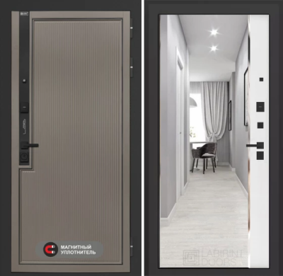 Входная дверь Лаб 1 Про с зеркалом Панорама