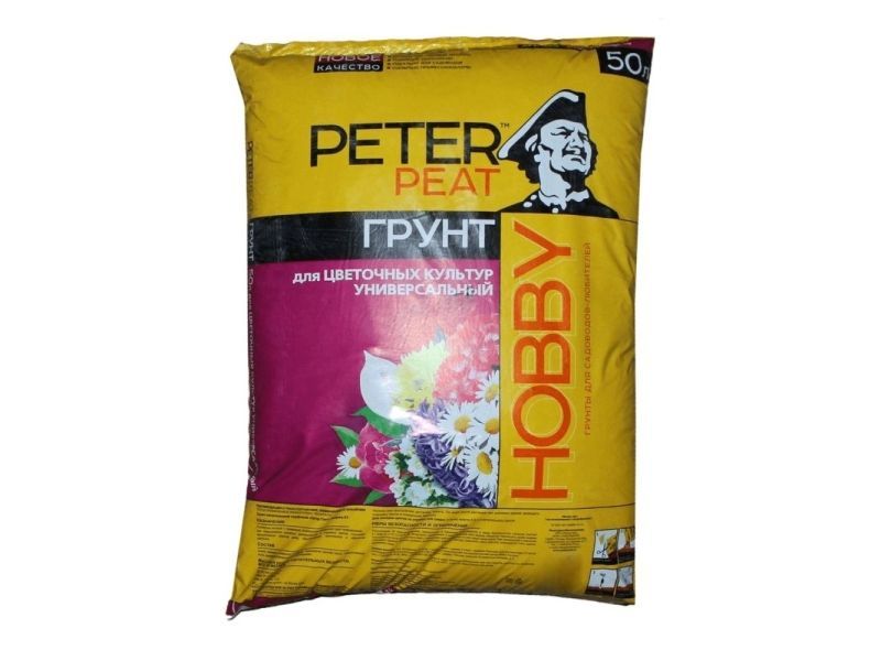 Грунт "Для цветочных культур Универсальный" Хобби 50л