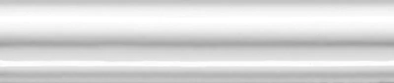 Бордюр Багет Авеллино белый глянцевый 15x3x1,6