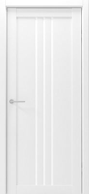Дверь Франкфурт ширина 90 см Винил Стекло белое