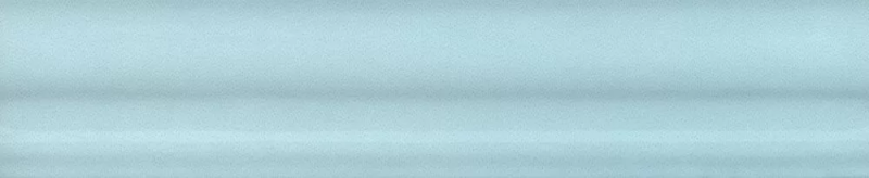 Бордюр Багет Мурано голубой глянцевый 15x3x1,6