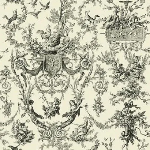 Бумажные обои на бумажной основе York York Ashford House Toiles II 0.52x10.05 арт.AB2139T