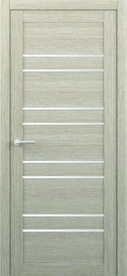 Дверь Т-14 ширина 60 см Эко Текс Стекло белое