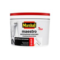 Матовая водоэмульсионная краска Marshall Maestro Интерьерная классика, 4,5 л