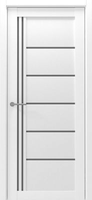 Дверь Порту ширина 90 см Винил Стекло