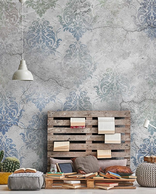 Графика Орнамент. Лофт. Старая стена. ag0355