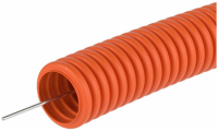 Труба гофрированная ПНД оранжевая с зондом (100 м) 20 мм DKC 71920