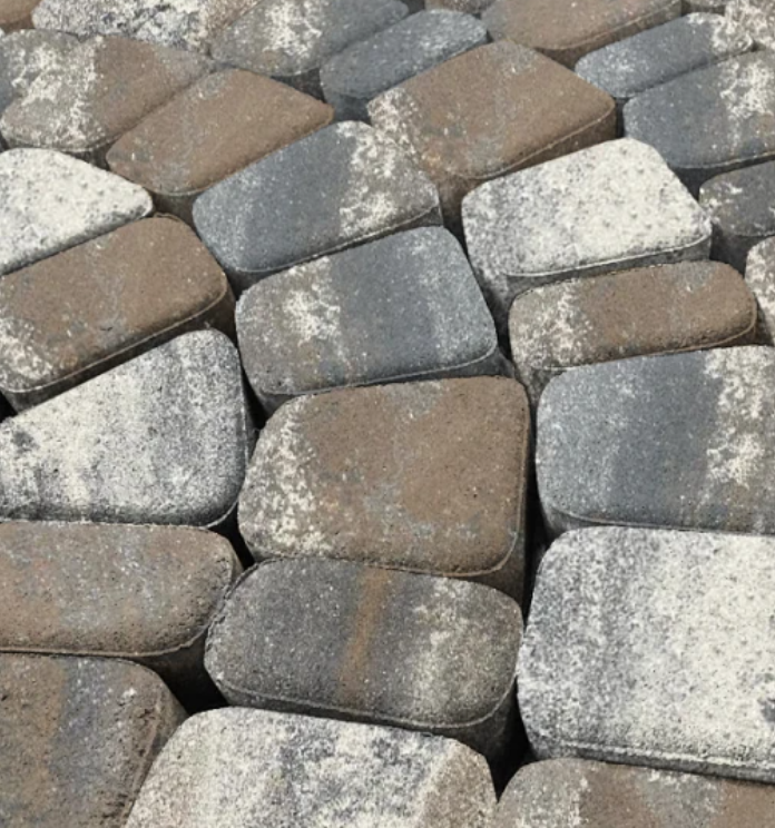 Тротуарная плитка Классика 1КЛ6Ф №8 "Гранит" 60 мм