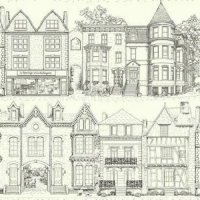 Бумажные обои на бумажной основе York York Ashford House Toiles II 0.68x8.2 арт.AF1907