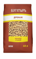 Керамзит средний "Богатырь дренаж" 40л