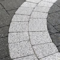 Тротуарная плитка STEINGOT Классика Арко Bianco Nero Верхний прокрас