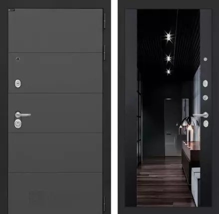 Входная дверь ART с тонированным зеркалом Максимум