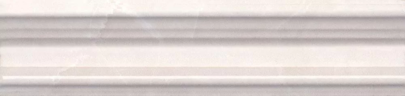 Бордюр Багет Баккара бежевый глянцевый 20x5x1,9