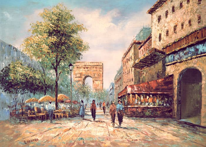 Фреска Живописная улица