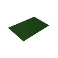 Лист с полимерным покрытием 0,4х1250х2000 RAL 6005 зелёный мох