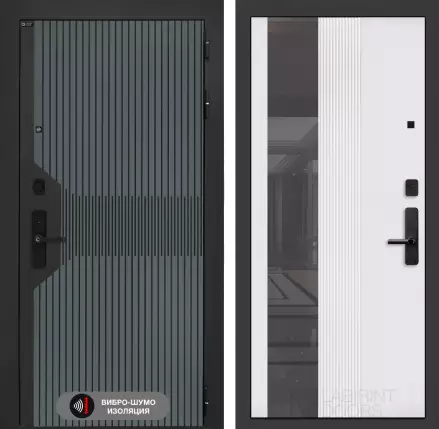 Входная дверь Смартлаб с Зеркалом 32 тонированным