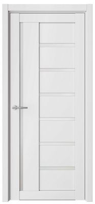 Дверь Мадрид ширина 60 см Винил Стекло мателюкс