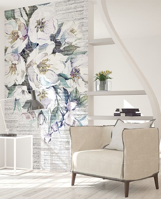 Графика Цветочная мелодия. Современное искусство. ag0171