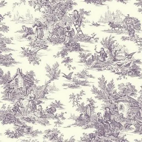 Бумажные обои на бумажной основе York York Ashford House Toiles II 0.52x10.05 арт.AF2017