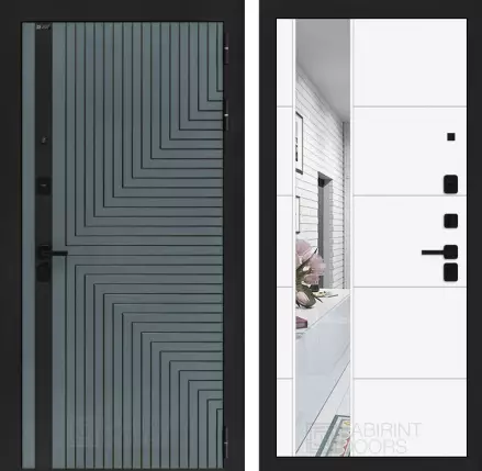 Входная дверь CREDOR с Зеркалом 19