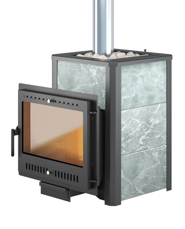 Печь ВЕЗУВИЙ Легенда 22 Панорама "М" талькохлорит