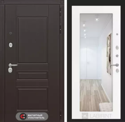Входная дверь Мегаполис с Зеркалом 18