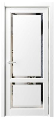 Дверь Афина-2 ширина 60 см Винил Зеркало грей