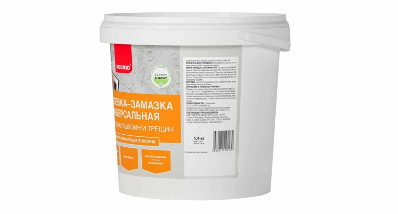 Шпатлевка-замазка Neomid универсальная 1,4 кг