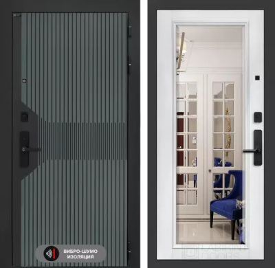 Входная дверь Смартлаб с Зеркалом Фацет