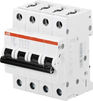 Автоматический выключатель ABB 4-полюсный S204 C63