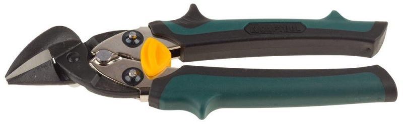 KRAFTOOL Ножницы по металлу COMPACT, Cr-Mo, компактные, правые, 180 мм