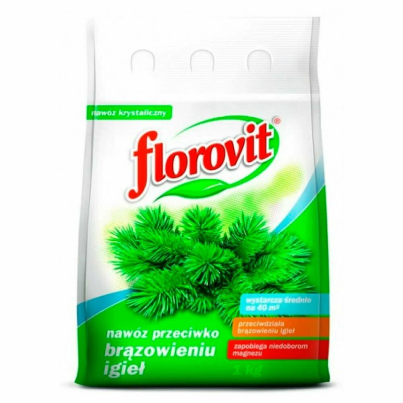 Florovit Для хвойных гранулированный ( туя , лиственница, можжевельник, кипарис, ель, сосна 1 кг