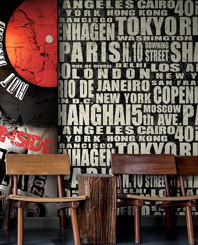 Графика Текст. Лофт. Современное искусство. ag0234