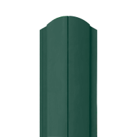 Металлический штакетник Ral 6005 0.40 см. Полукруг-профиль