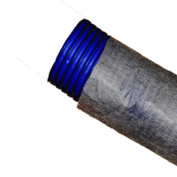 Труба дренажная O 160 мм двухслойная в фильтре геотекстиль Typar