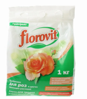 Florovit гранулированный для роз и других цветущих растений (георгинов, пионов, гладиолусов, 1 кг