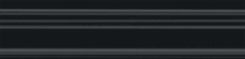 Бордюр Багет Альвао черный матовый 20x5x1,9