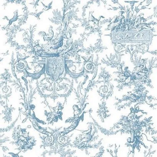 Бумажные обои на бумажной основе York York Ashford House Toiles II 0.52x10.05 арт.AT4241T