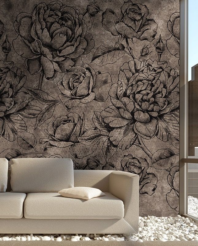 Графика Цветы. Графика. Современное искусство. ag0201