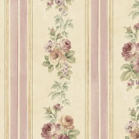 Виниловые обои на бумажной основе Aura Rose Garden 0.53x10 арт.141-042-28