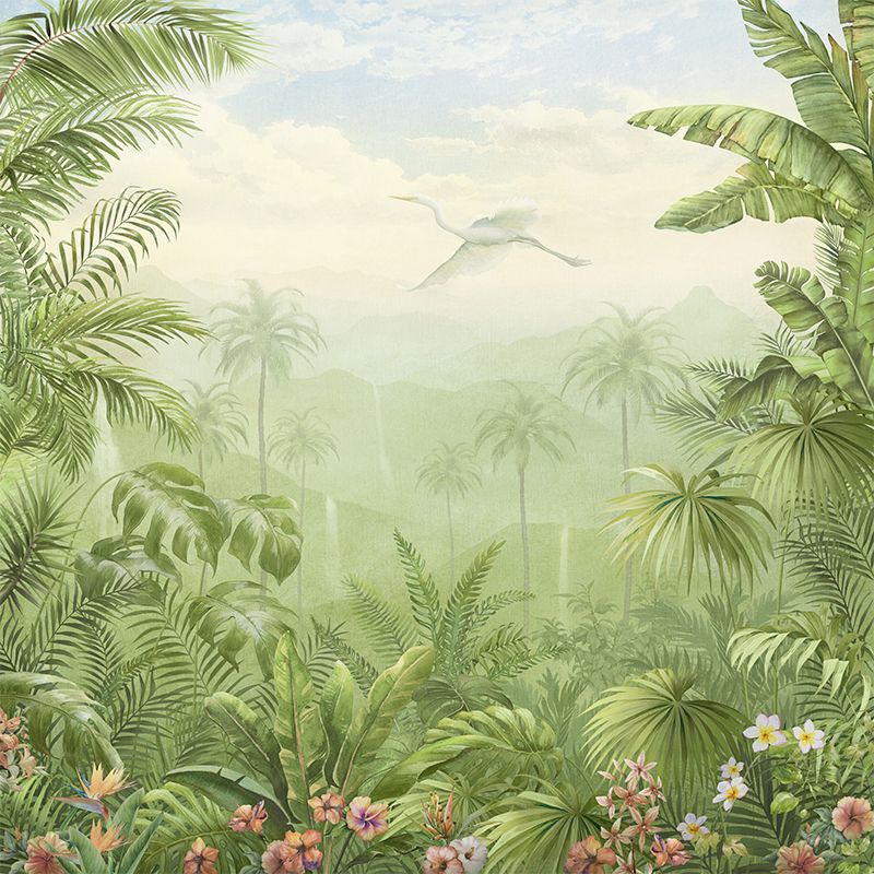 Фреска Tropical Тропический лес. ag0181