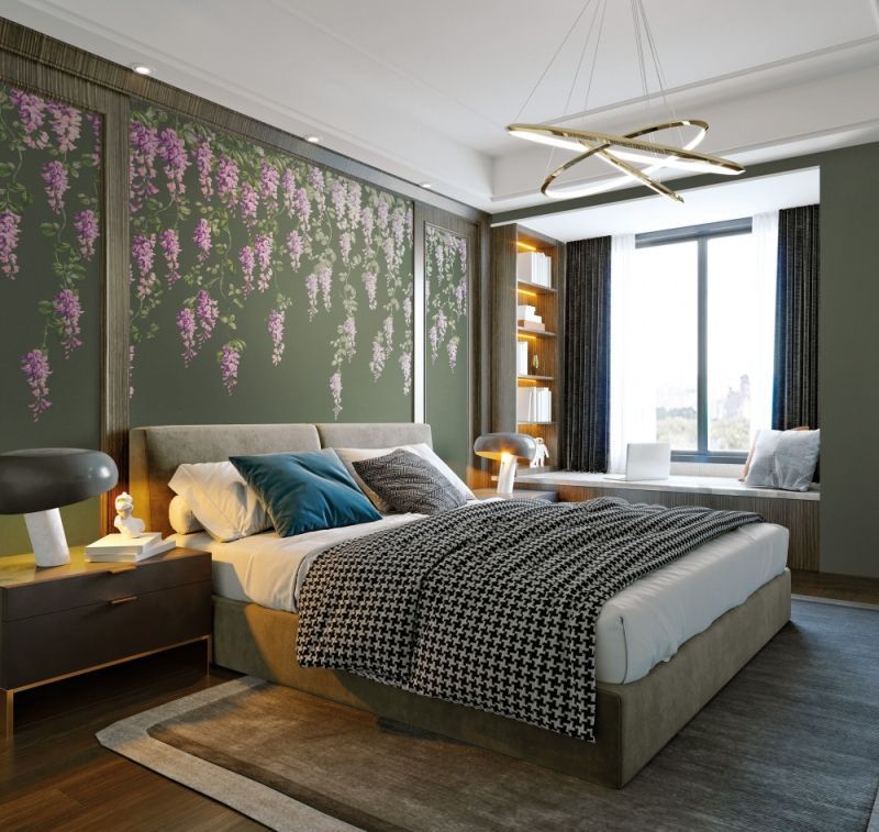 Флизелиновые фотообои Loymina Панорама (Вистерия) PNR2 005/3