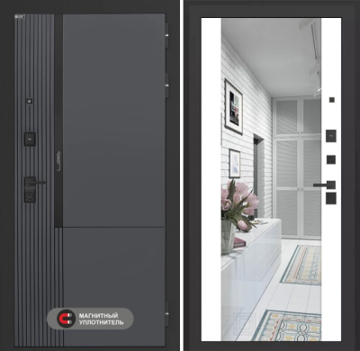 Входная дверь Лаб 2 Про с зеркалом Максимум