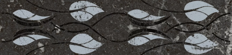 Бордюр Тубкаль чёрный глянцевый обрезной 30x7,2x0,9