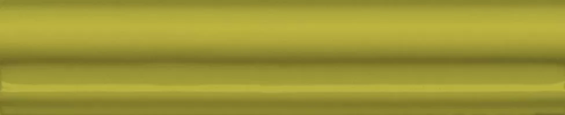 Бордюр Багет Клемансо оливковый глянцевый 15x3x1,6