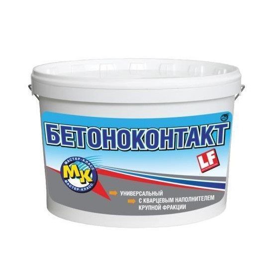 Бетоноконтакт грунт Master-Klass с крупным кварцевым наполнителем, 10 кг