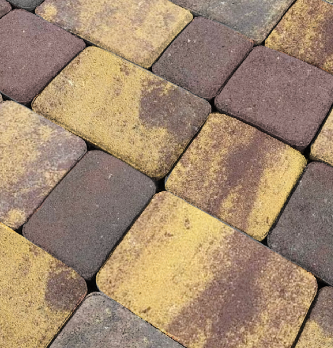 Тротуарная плитка Прямоугольник 4П6Ф №21 "Магма" 60 мм