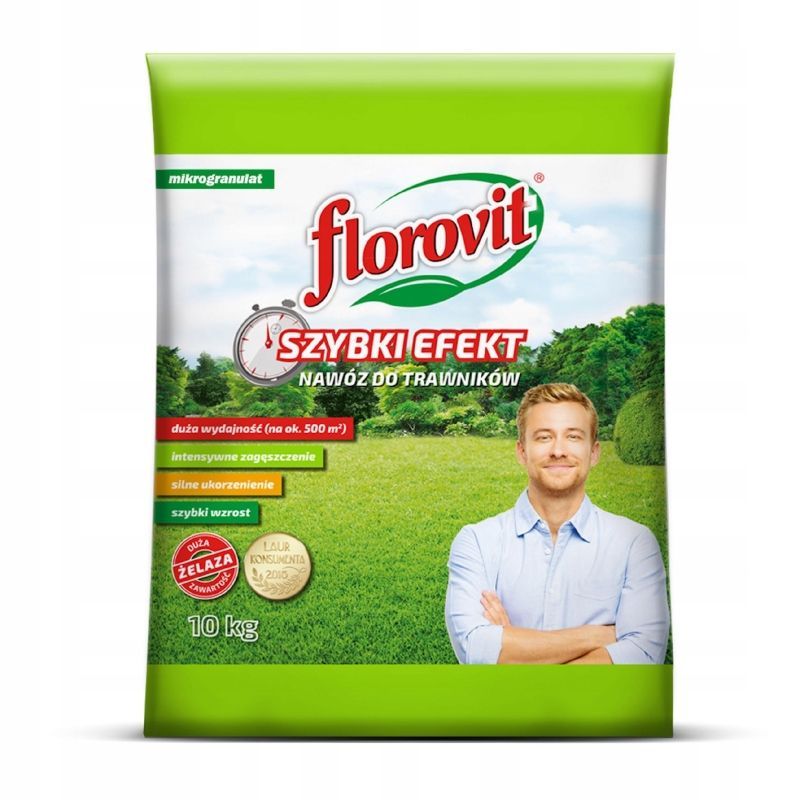 Florovit гранулированный быстрого действия для газонов 10кг