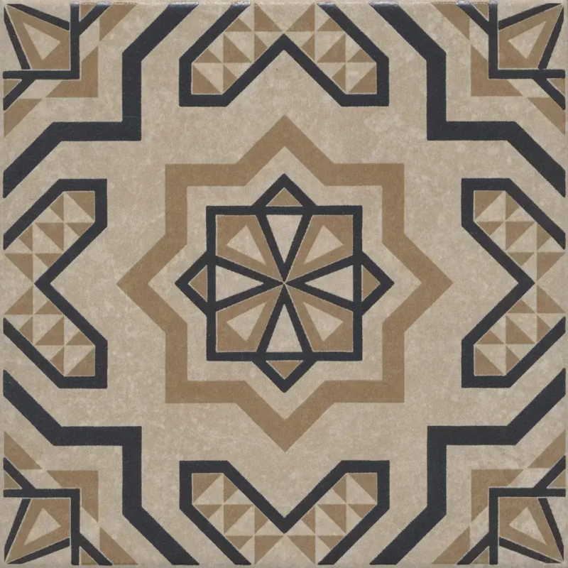 Декор Касабланка бежевый светлый матовый 20x20x0,8